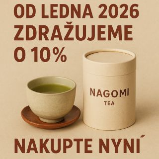 Vzhledem ke zvyšujícím se cenám u našich dodavatelů budeme od ledna 2026 nuceni zvýšit ceny o 10 %.